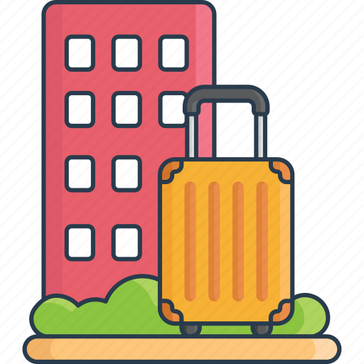 Suitcase, hotel, travel, holiday, vacation, tourism, summer icon - Download on Iconfinder