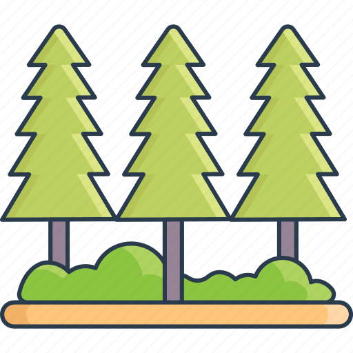 Forest, tree, nature, plant, ecology, pine, green icon - Download on Iconfinder