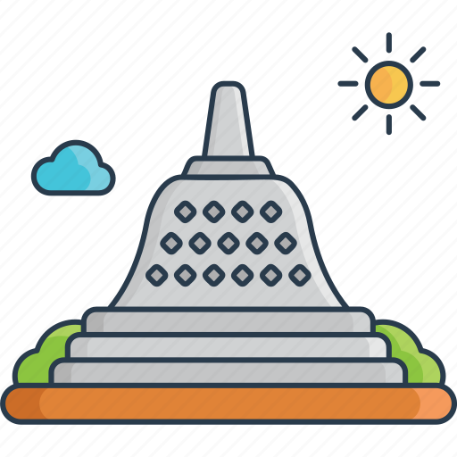 Temple, religion, indonesia, buddhism, travel, ancient, holiday icon - Download on Iconfinder