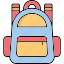 backpack, knapsack, luggage bag, shoulder bag 