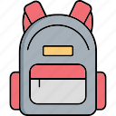 backpack, knapsack, luggage bag, shoulder bag