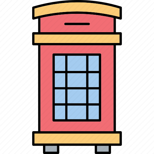 Call booth, booth, callbox, phone icon - Download on Iconfinder