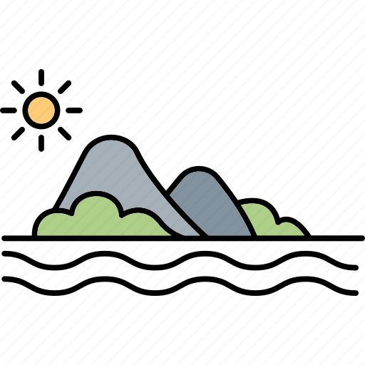 Hill, hill station, hills, hilly area icon - Download on Iconfinder