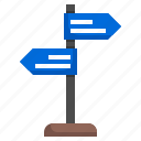 signpost, street, sign, road, crossroad, direction