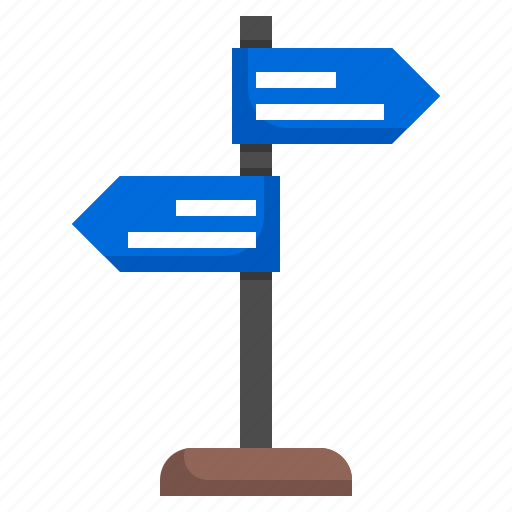 Signpost, street, sign, road, crossroad, direction icon - Download on Iconfinder