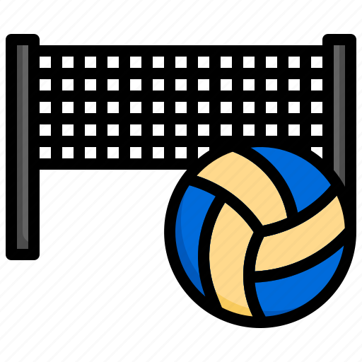 Beach, volleyball, sports, and, competition, summertime, net icon - Download on Iconfinder