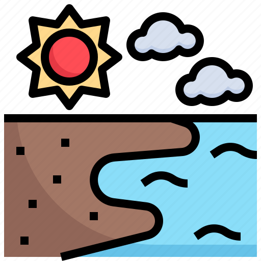 Hot, sun, desert, warm, landscape icon - Download on Iconfinder