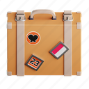 travel, suitcase, summer, vacation, transportation, beach, holiday, bag