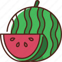 watermelon, fruit, food, healthy, slice, fresh, summer
