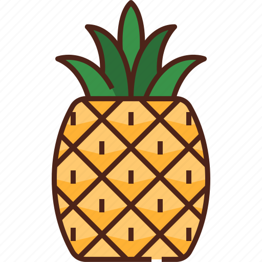 Pineapple, fruit, food, healthy, fresh, tropical, summer icon - Download on Iconfinder