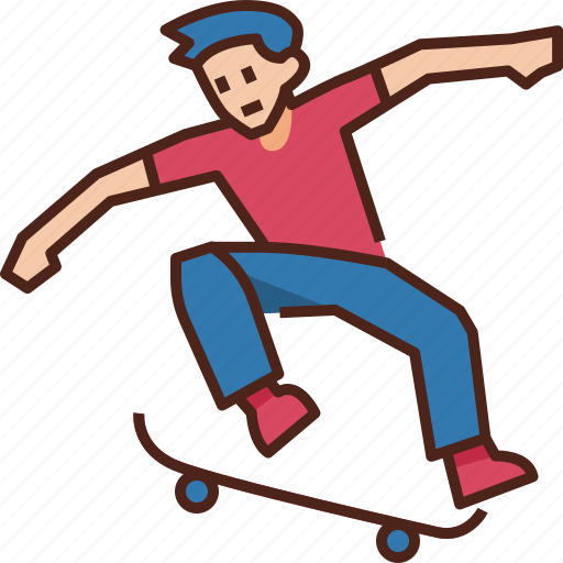 Skateboarding, skateboard, skating, sports, skate, sport, board icon - Download on Iconfinder
