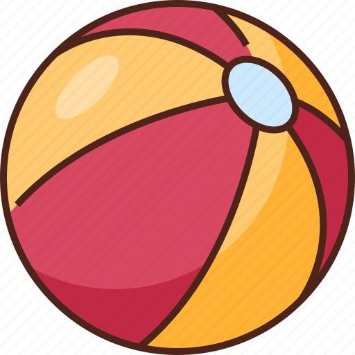 Beach, ball, beach ball, game, summer, play, vacation icon - Download on Iconfinder
