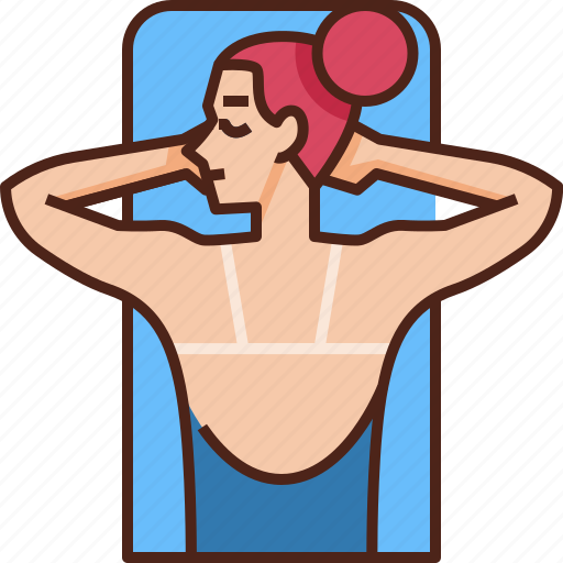 Tanning, beach, sunbathe, sun, sunbathing, summer, woman icon - Download on Iconfinder