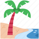 palm, tree, palm tree, beach, coconut tree, nature, summer