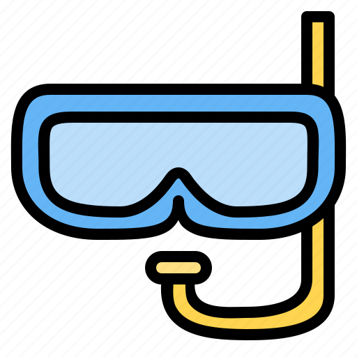 Respirator, snorkel, snorkeling, snorkle, snorkling, sports and competition, water sports icon - Download on Iconfinder