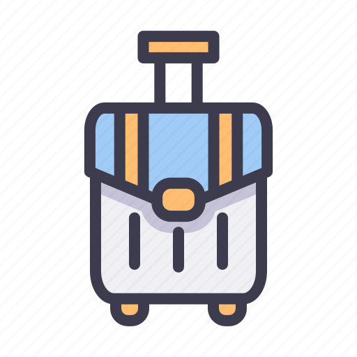Summer, holiday, tropical, vacation, travel, baggage, bag icon - Download on Iconfinder