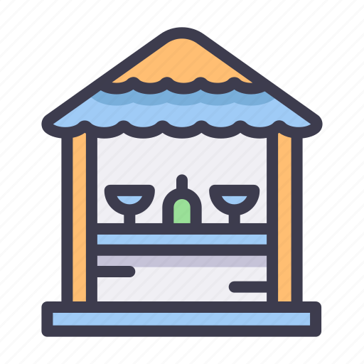 Summer, holiday, tropical, vacation, travel, bar, beach icon - Download on Iconfinder