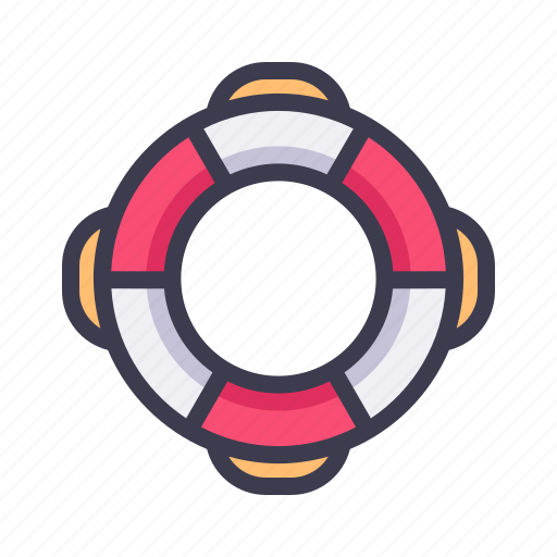 Summer, holiday, tropical, vacation, travel, lifesaver, help icon - Download on Iconfinder