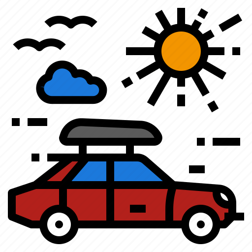 Car, roof, summer, top, travel icon - Download on Iconfinder