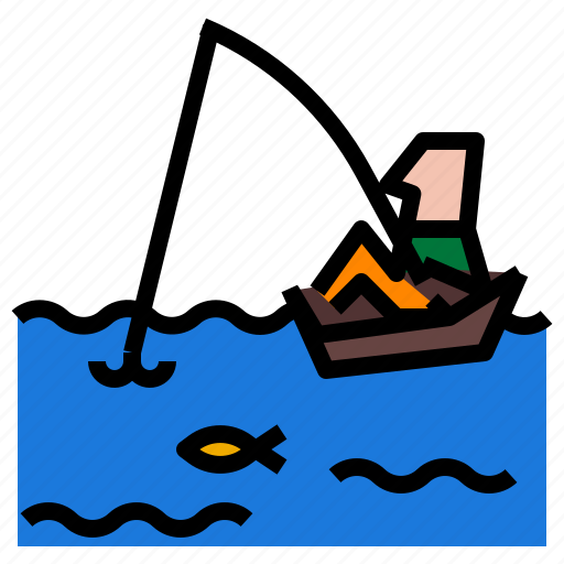 Fishing, water, boat icon - Download on Iconfinder