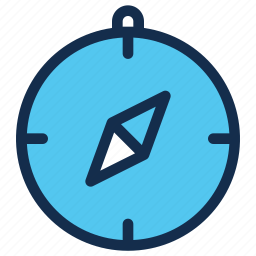 Compass, direction, holiday, navigation, summer, travel icon - Download on Iconfinder