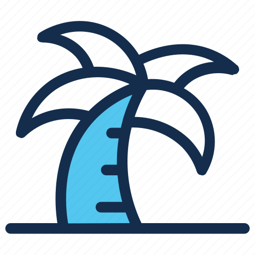 Beach, coconut, palm, summer, tree, tropical icon - Download on Iconfinder