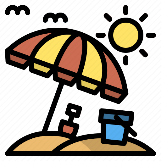 Summer, beachumbrella, vacation, holiday, umbrella icon - Download on Iconfinder