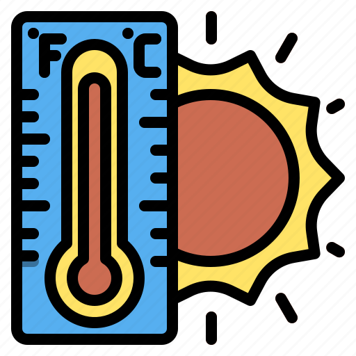 Summer, thermometer, temperature, hot, heat icon - Download on Iconfinder