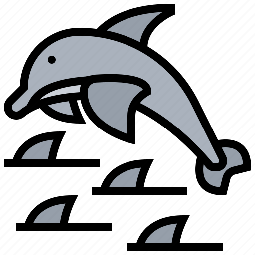 Animal, dolphin, marine, nature, scenery icon - Download on Iconfinder