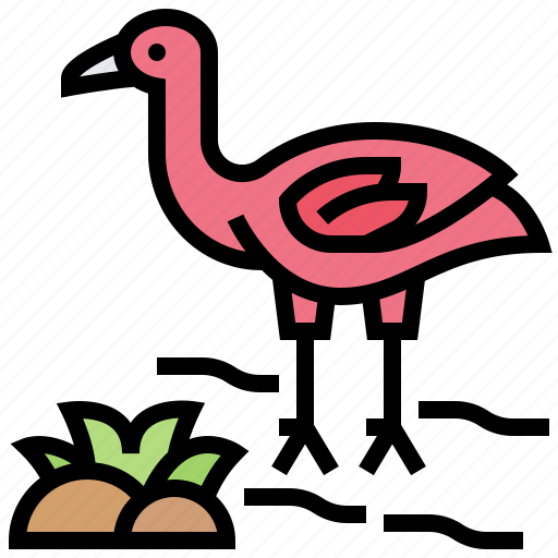 Animal, birds, flamingo, scenery, wildlife icon - Download on Iconfinder