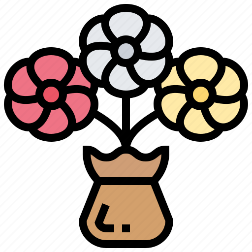 Beautiful, colorful, decoration, flower, plant icon - Download on Iconfinder