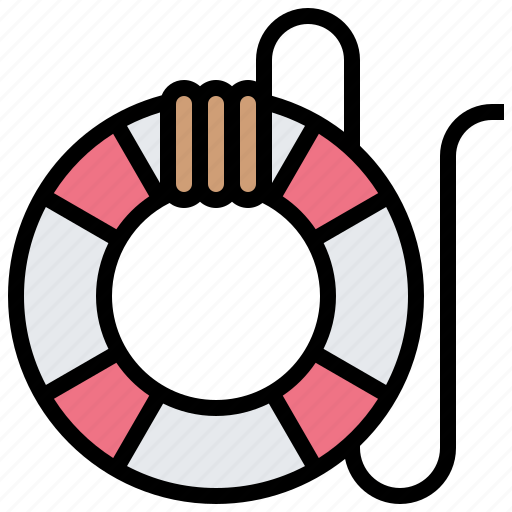 Beach, equipment, lifesaver, rescue, safety icon - Download on Iconfinder