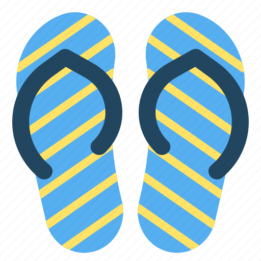 Summer, flipflop, sandal, slipper, fashion icon - Download on Iconfinder
