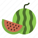 summer, watermelon, fruit, healthy, melon