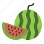 summer, watermelon, fruit, healthy, melon 