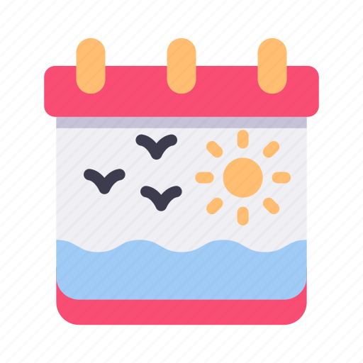 Summer, holiday, tropical, vacation, travel, calendar, event icon - Download on Iconfinder