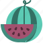 summerflat, watermelon, fruit, summer, healthy, melon 