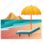 beach, beach chair, holiday, relax, sea, summer, vacation 