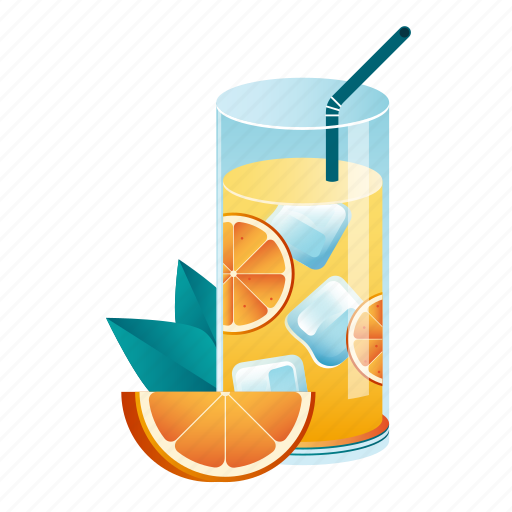 Beverage, citrus, cocktail, juice, orange, refreshment, summer icon - Download on Iconfinder