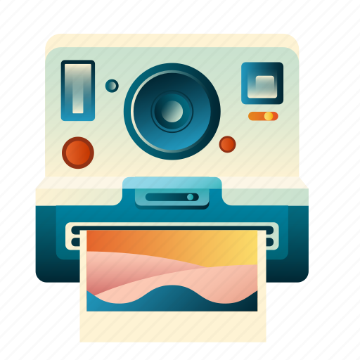 Camera, photo, photography, polaroid, summer, travel, vacation icon - Download on Iconfinder