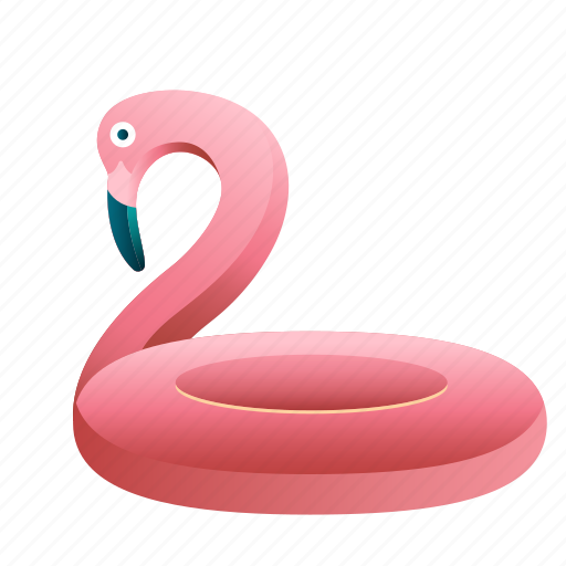 Beach, flamingo, float, holiday, pool, summer, vacation icon - Download on Iconfinder