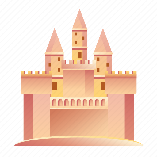 Beach, castle, holiday, sand, sea, summer, vacation icon - Download on Iconfinder