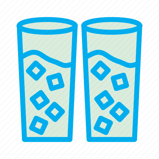 Holiday, summer, alcohol, drink, glass, ice, wine icon - Download on Iconfinder