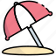 umbrella, beach, weather, protection, summer 