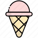 ice cream cone, ice cream, dessert, sweet, food, cone, summer 