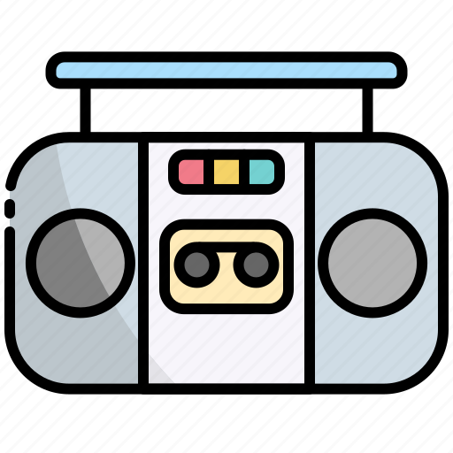 Speakers, boombox, music, stereo, speaker, sound, player icon - Download on Iconfinder