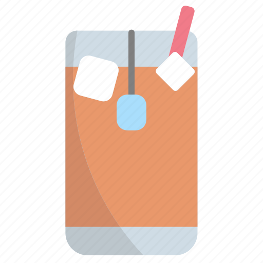 Ice tea, drink, glass, beverage, tea icon - Download on Iconfinder