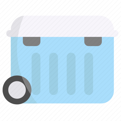 Ice box, fridge, freezer, food storage, cold, vacation icon - Download on Iconfinder