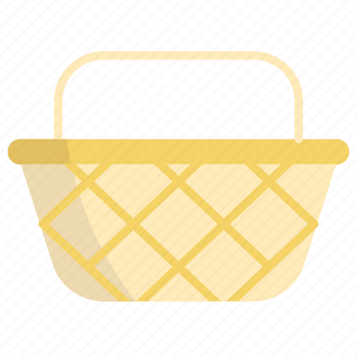 Picnic basket, basket, picnic, holiday, vacation, travel icon - Download on Iconfinder