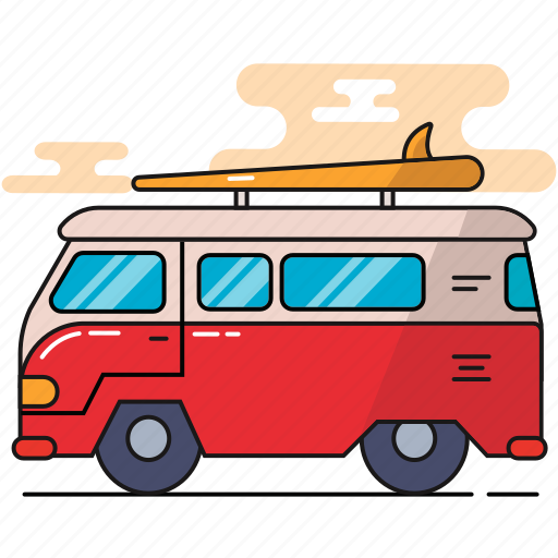 Camper, caravan, travel, van, summer, holiday icon - Download on Iconfinder